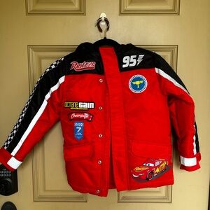 Disney Cars Black/Red Kids' Jacket size 5/6